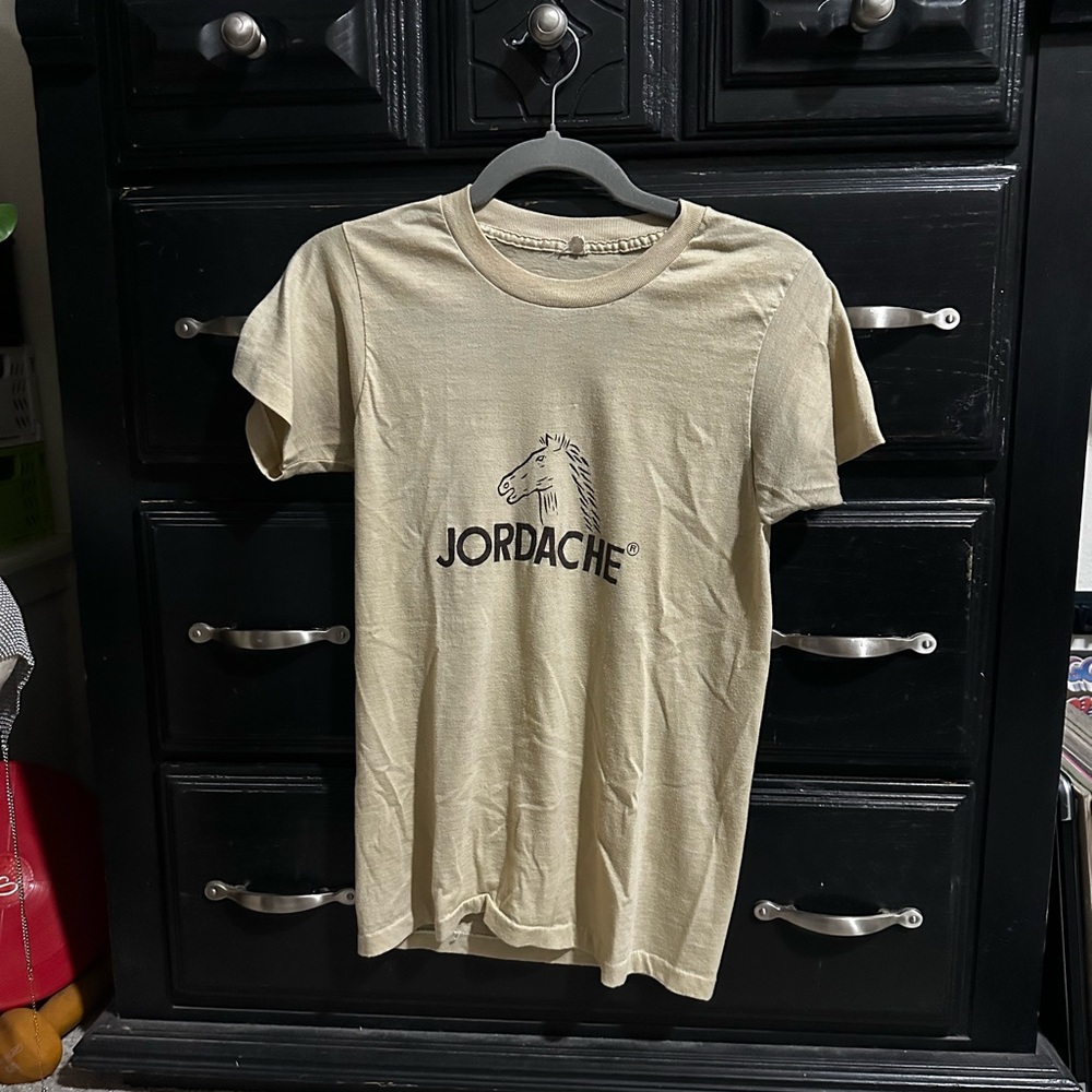 Vintage Jordache Beige Graphic Tee